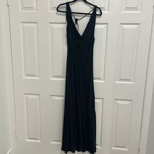 Zara satin black dress XL